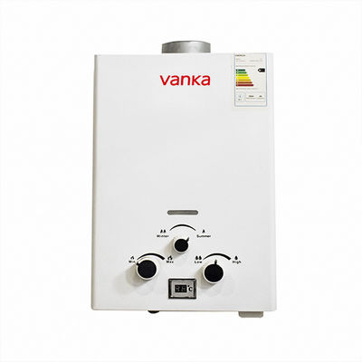 Appareil de chauffage d'eau à gaz de combustion portable à gaz liquide monté sur le mur avec du cuivre sans oxygène