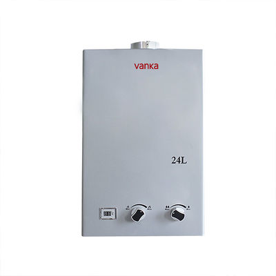 Chauffe-eau à gaz d' échappement de 24 litres, sûr et parfait pour les besoins en eau chaude.