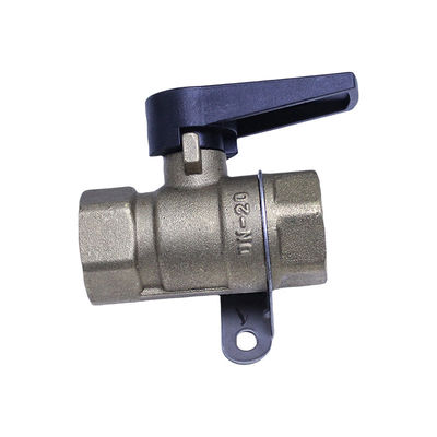 Valve à bille en laiton de qualité supérieure pour les systèmes à gaz dans les composants d'appareils électroménagers