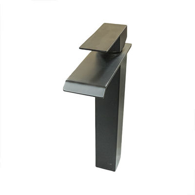 Installation de pont salle de bains en acier inoxydable lavabo robinet d'eau chaude et froide