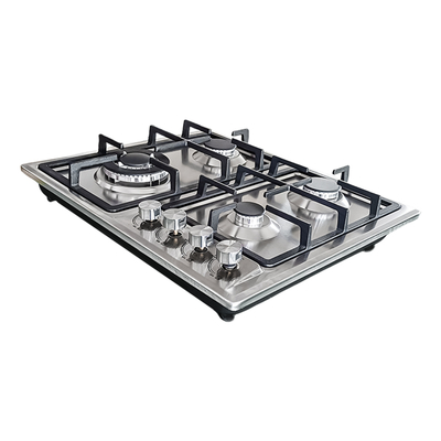Vente à chaud en acier inoxydable Foyer à gaz 4 brûleur