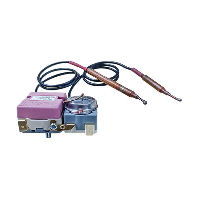 Thermostat capillaire en acier inoxydable à réarmement électrique et manuel Thermostat mécanique pour chauffe-eau domestiques