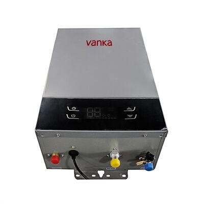 Salle de bains, chauffe-eau à gaz à l'intérieur 12L, contrôle automatique thermostatique