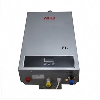 Geyser à gaz de propane portable de 8L avec contrôle thermostatique monté sur le mur