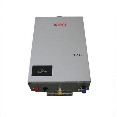 12L chauffe-eau à gaz numérique intérieur Évacuation de force Fonctionnement silencieux Économie d'énergie