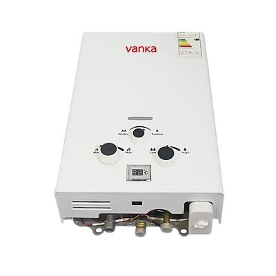 Chauffe-eau à gaz portable mural avec conduit de fumée et cuivre sans oxygène pour usage domestique, hôtelier, en appartement et commercial