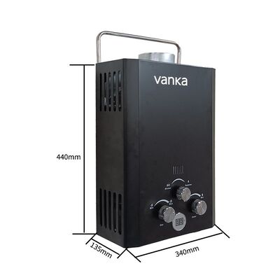 Chauffe-eau à gaz de combustion en acier inoxydable 12KW Style moderne pour douche, maison, hôtel, appartement et usage commercial