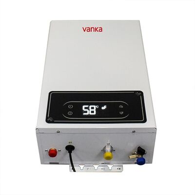 Chauffe-eau instantané compact au gaz naturel avec contrôle numérique de la température pour usage résidentiel, hôtelier, en appartement et commercial