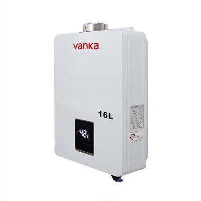 Appareil de chauffage d'eau à gaz à l'intérieur à thermostate 12L18L Type d'échappement forcé