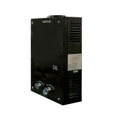 16L 18L 20L 22L 24L Propane gaz sans réservoir chauffe-eau Panneau de verre trempé Conception d'échappement forcé Haute efficacité