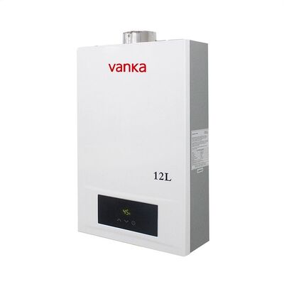 Thermostat contrôlé pour toute la maison, chauffe-eau à gaz intérieur, conception de ventilation forcée