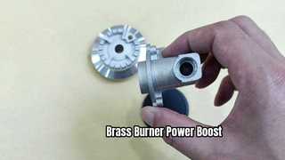Brass Gas Stove Burner Upgrade